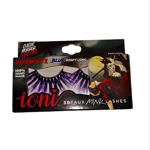 5 Pairs Of Halloween Lashes 3D FauxMink CLASSIC HORROR QUEENS - Picture 3 of 6